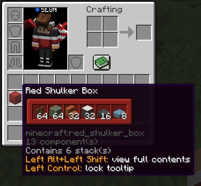 Shulker Box Tooltip full preview mode