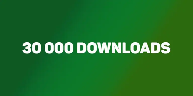 30k Downloads Milestone!